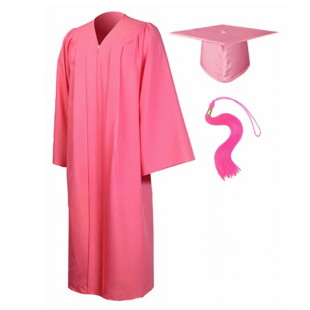 Pink Matte Graduation Gown and Cap in Rajahmundry at ₹ 430 Pc