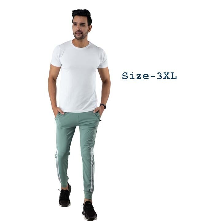 Pink Mustache Lycra Track Pant For Men (Mint Green, 3XL) in Jaipur