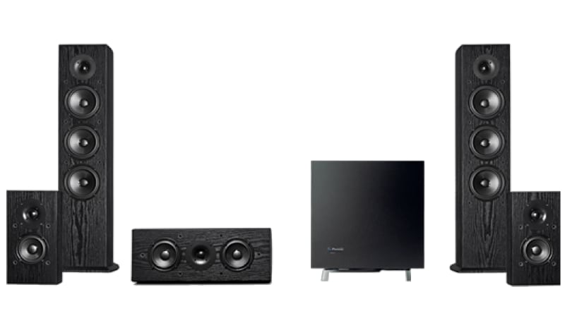 Channel Speaker Pk52fs Pioneer Ch Home Theatre System [AJ-5235XT