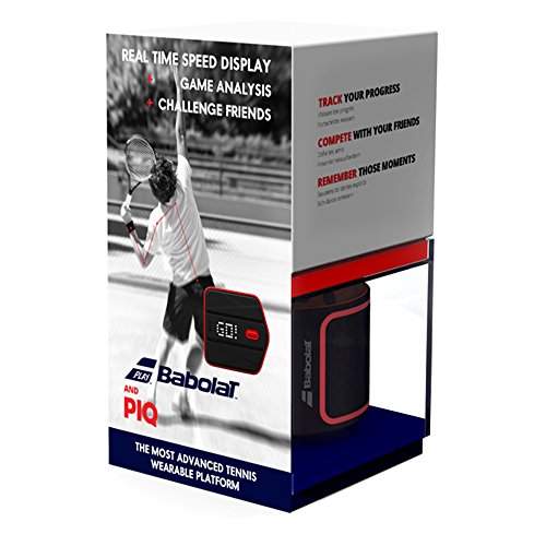 Babolat and PIQ Wearable Tennis Swing Analyzer with Serve Speed and Swing Type Tracking