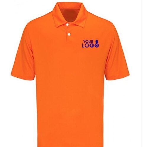 Plain Dri Fit Polyester T Shirt For Men (Orange) in Pune at ₹ 200