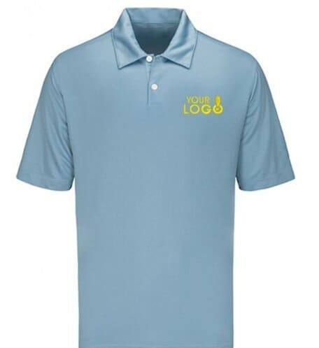 Plain Dry Fit Polyester T Shirt For Men (Polo Blue) in Pune at