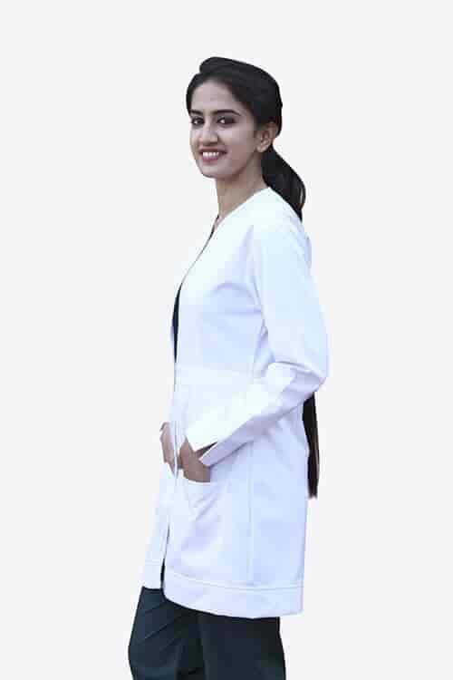 Plain Lab Uniform Coat For Women (White) in Chennai at ₹ 850