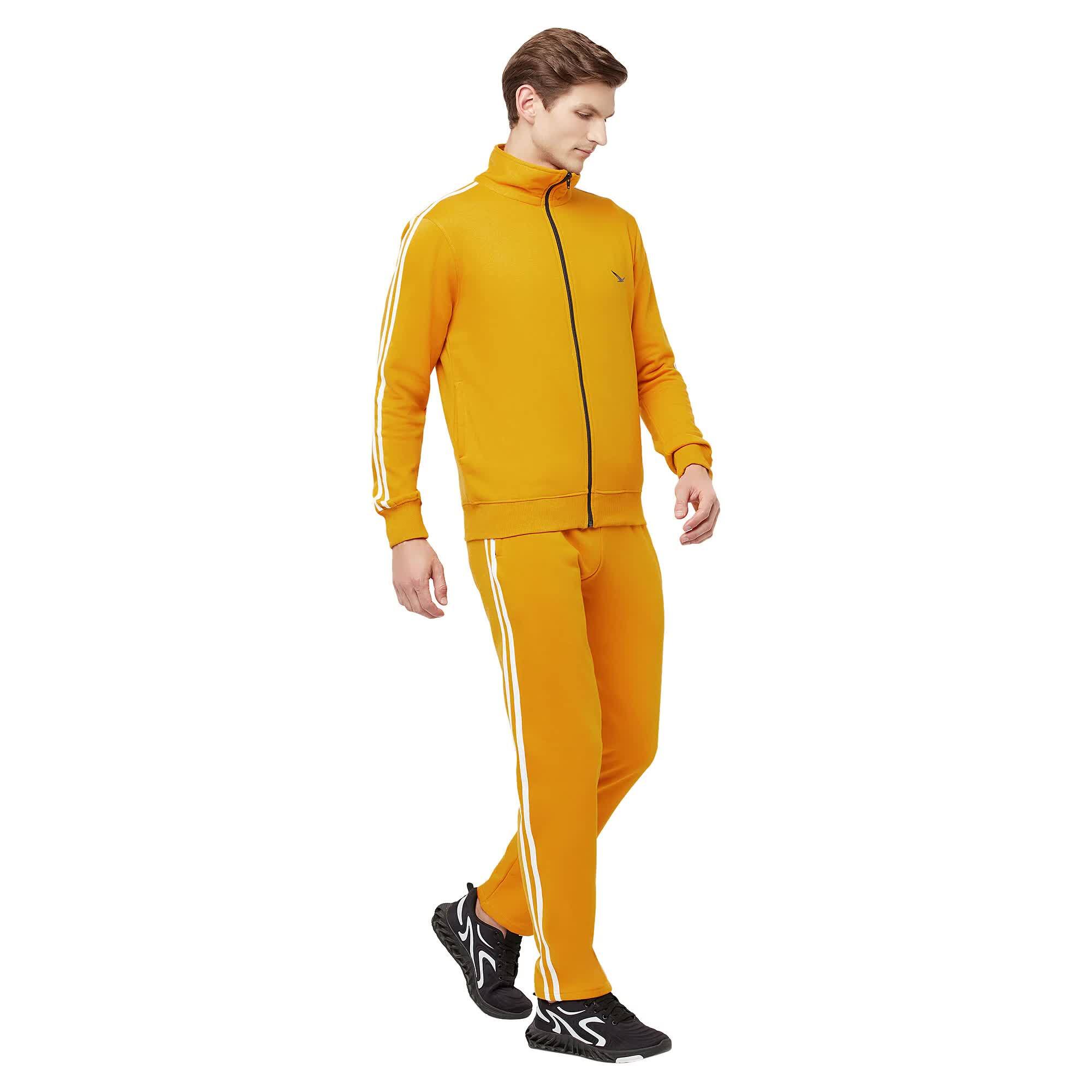 Plain Men's Yellow Track Suit (S-XL) in Delhi at ₹ 500 ₹ 1,200