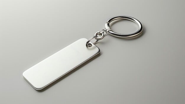 Plain Metal Key Chain For Keyholder (Silver) in Gandhinagar