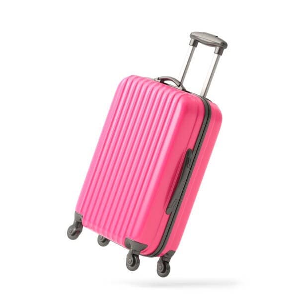 Plain Polycarbonate Small Cabin Bag (Pink and Black) in Hyderabad