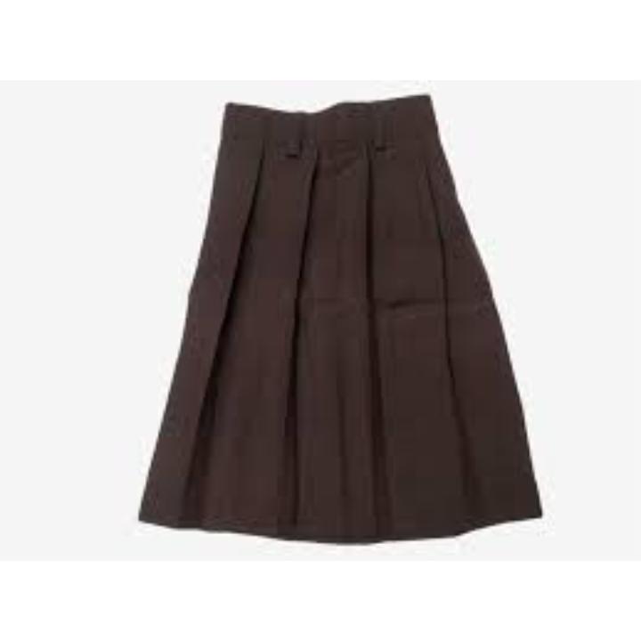 Plain Polycotton School Uniform Skirt (Brown) in Bangalore at