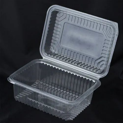 Plain Transparent 250ml Disposable Plastic Food Container in