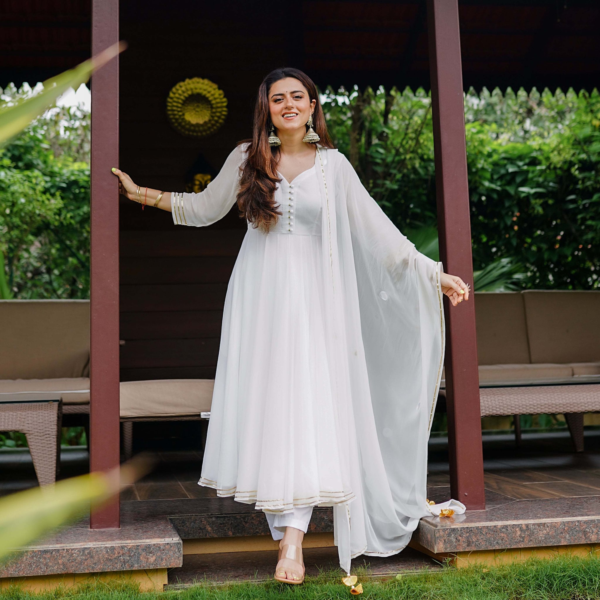 cotton dresses in pune Anarkali Dress 2XL Cotton in Pune at best price by Sujata Dresses