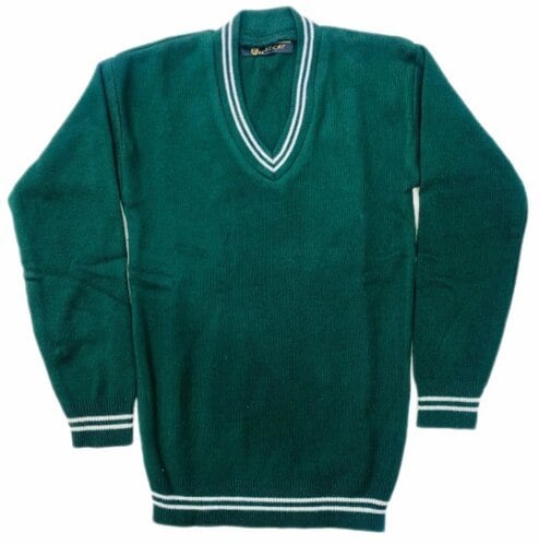 Plain Woolen Uniform Sweater For Boys Green in Mandla at 350 Pc by A.S. Enterprises UP Justdial