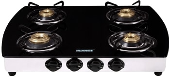 planet glass top gas stove