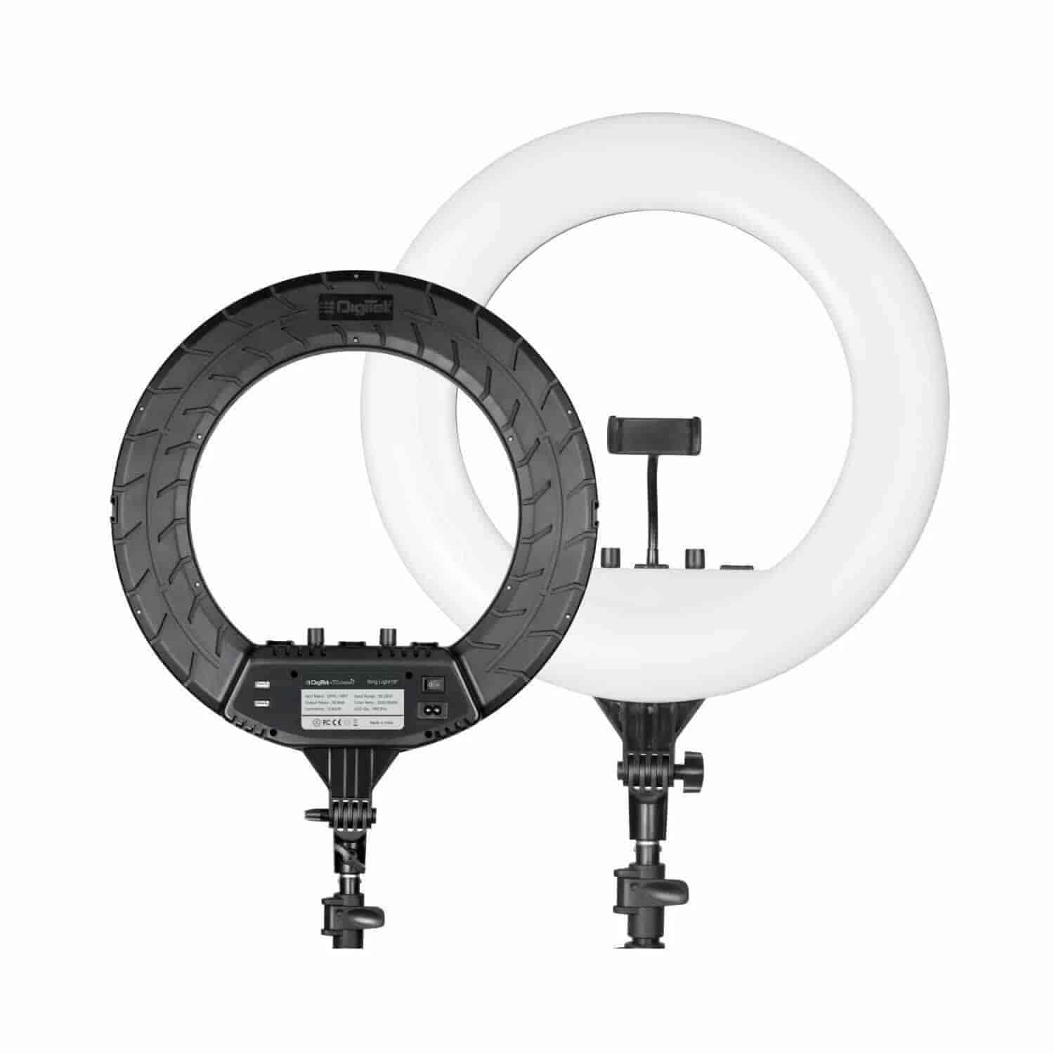 Plastic Round LED Ring Light Black And White in Bangalore at
