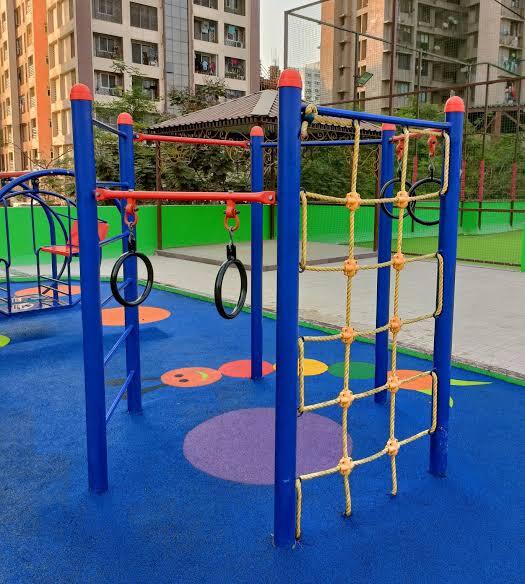 Play Ground Equipment Mild Steel Kids Playground Climber For