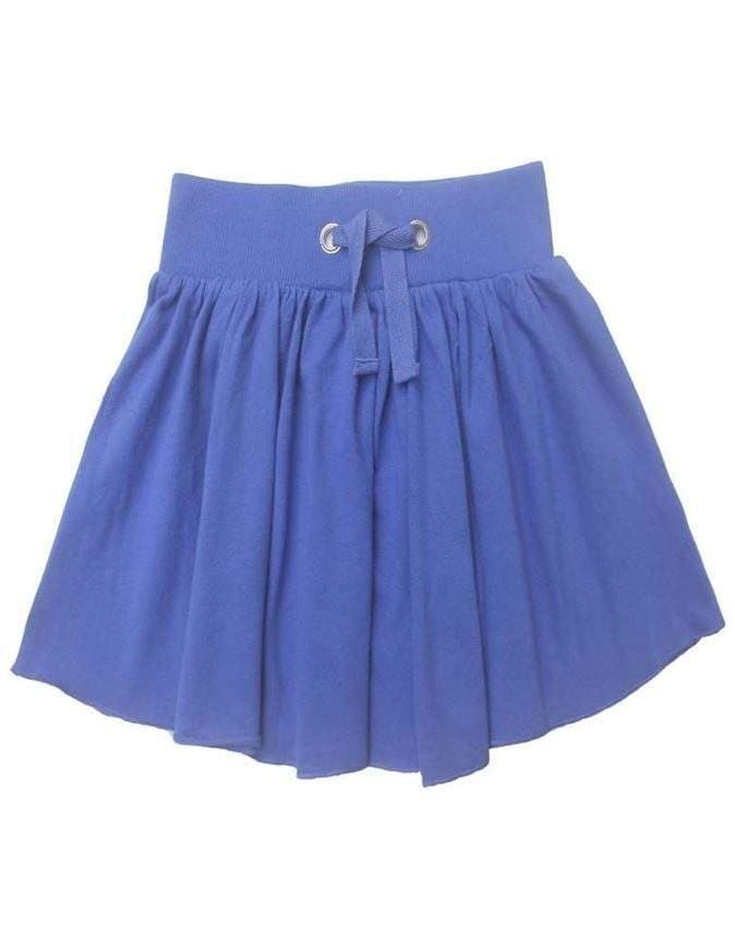 Women's Plain A-Line Short Skirt in Cotton/Polyester/Silk, Casual