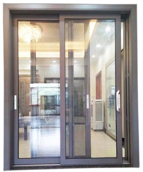 Polish Aluminum Glass Sliding Door For Shop in Solapur at ₹ 240