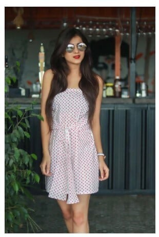 Casual Dresses Dresses For Day Out Polka Dot Tube Dress