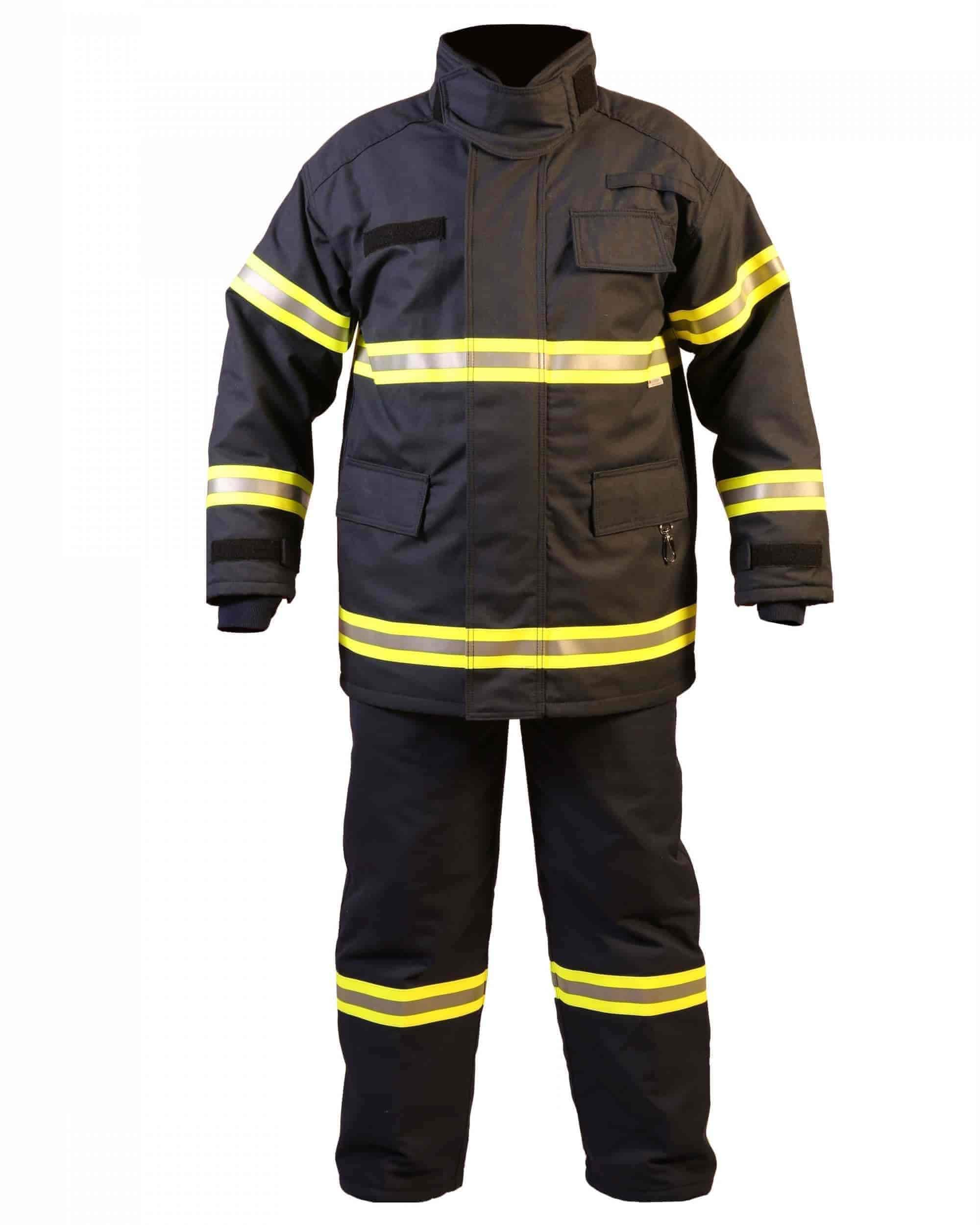 Polyester Fire Fighting Suit For Industrial (Black) in Nanded at