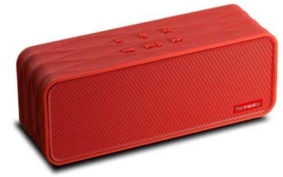 PORTRONICS Sublime II Bluetooth Speaker with FM NFC Red in