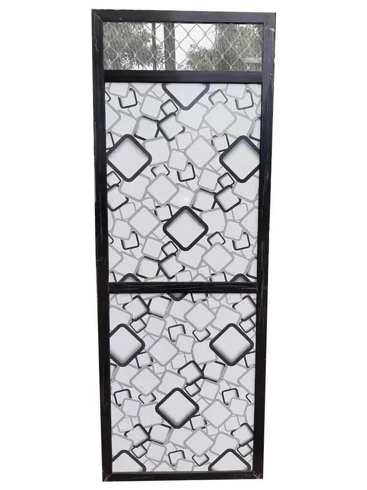 Powder Coated Printed Aluminium Bathroom Door, Design/Pattern