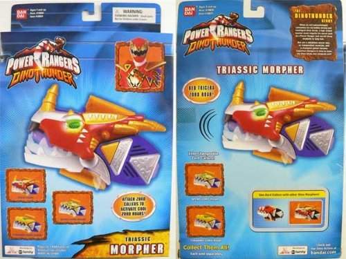 power rangers dino thunder morpher toys