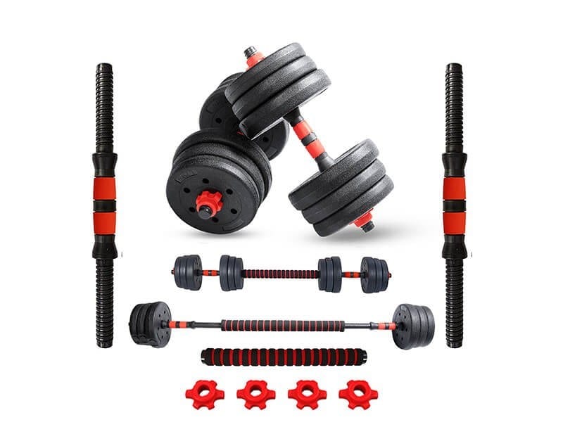 Power Max PDS-20P+ Adjustable PVC Cement Dumbbells Set in