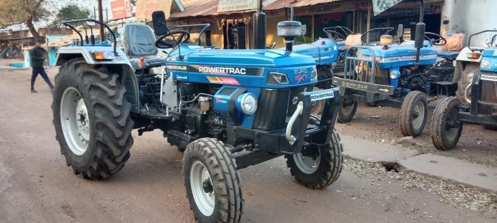 Powertrac Tractor Model Euro 50 Plus in Katni at ₹ 8.40 L - ₹ 8.90 L / Pc by Krishna Traders - Justdial Powertrac Euro 50