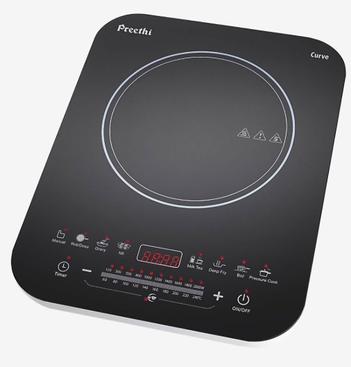 Preethi Curve IC120 Induction Cooktop Black in Dehradun at 4 160 4 379 by Ambica Enterprises Justdial