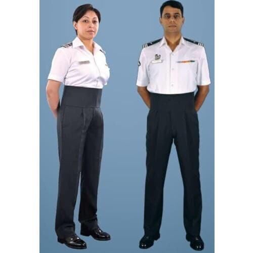 Premium White Navy Blue Air Force Captain Uniform in Kolkata at