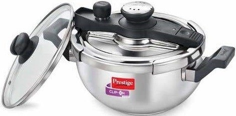 Prestige Clip-on Svachh Stainless Steel Spillage Control Pressure