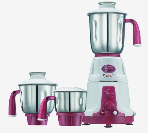 Prestige Deluxe VS Juicer Mixer Grinder (Red and White, 750 W) in