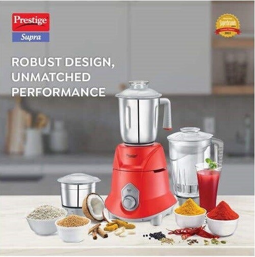 Supra Prestige Mixer Grinder Small Prestige Supra 750 Watts Pure