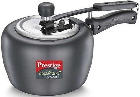 Prestige Apple Duo Plus Svachh Hard Anodised Pressure Cooker ltr