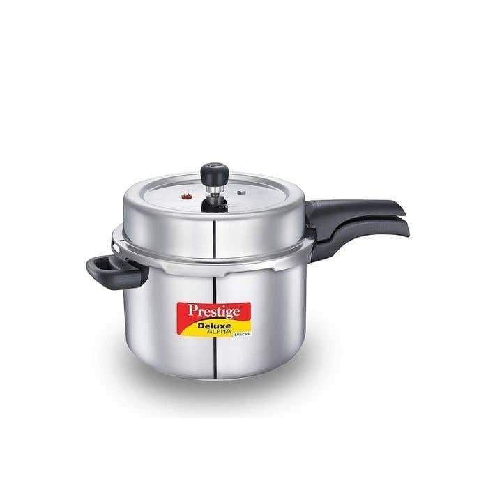Prestige Ss Deluxe Alpha Svachh Stainless Steel Pressure Cooker (8