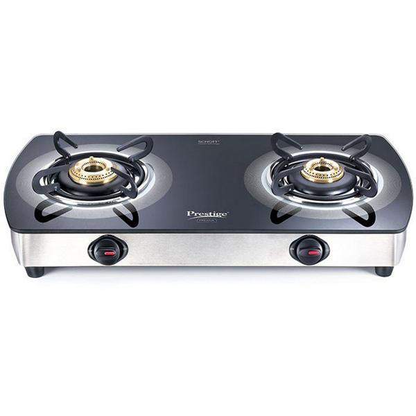prestige gtm 03l ss glass top gas stove