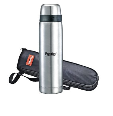 Prestige 700 ml Thermopro Pvfs Flask Black And Sliver [99477] in