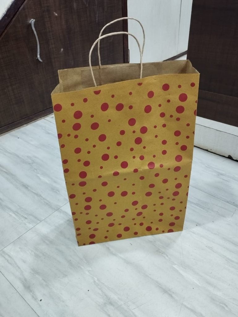 Printed Brown Paper Bag in Delhi at ₹ 11 ₹ 23 Pc by Chinki