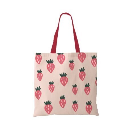 Printed Canvas Tote Bag (Pink) in Delhi at ₹ 15 ₹ 200 Pc by