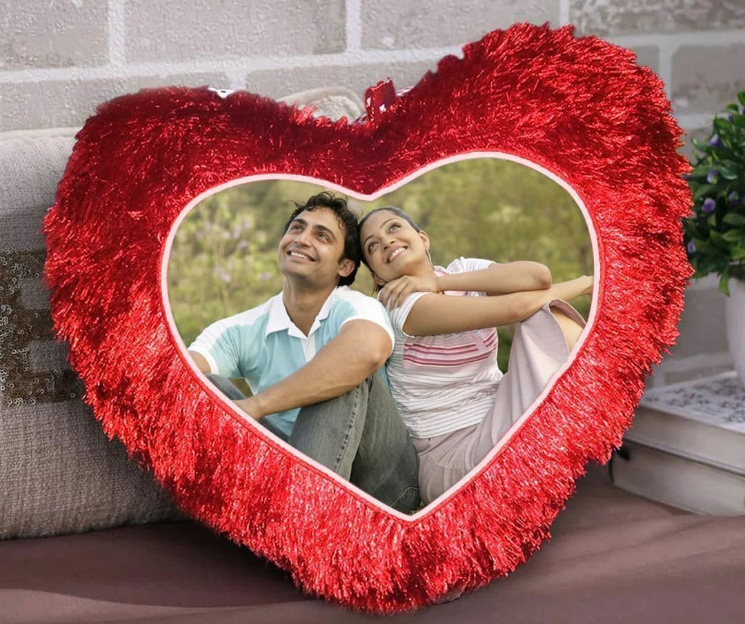 Personalized Heart Shaped Pillow