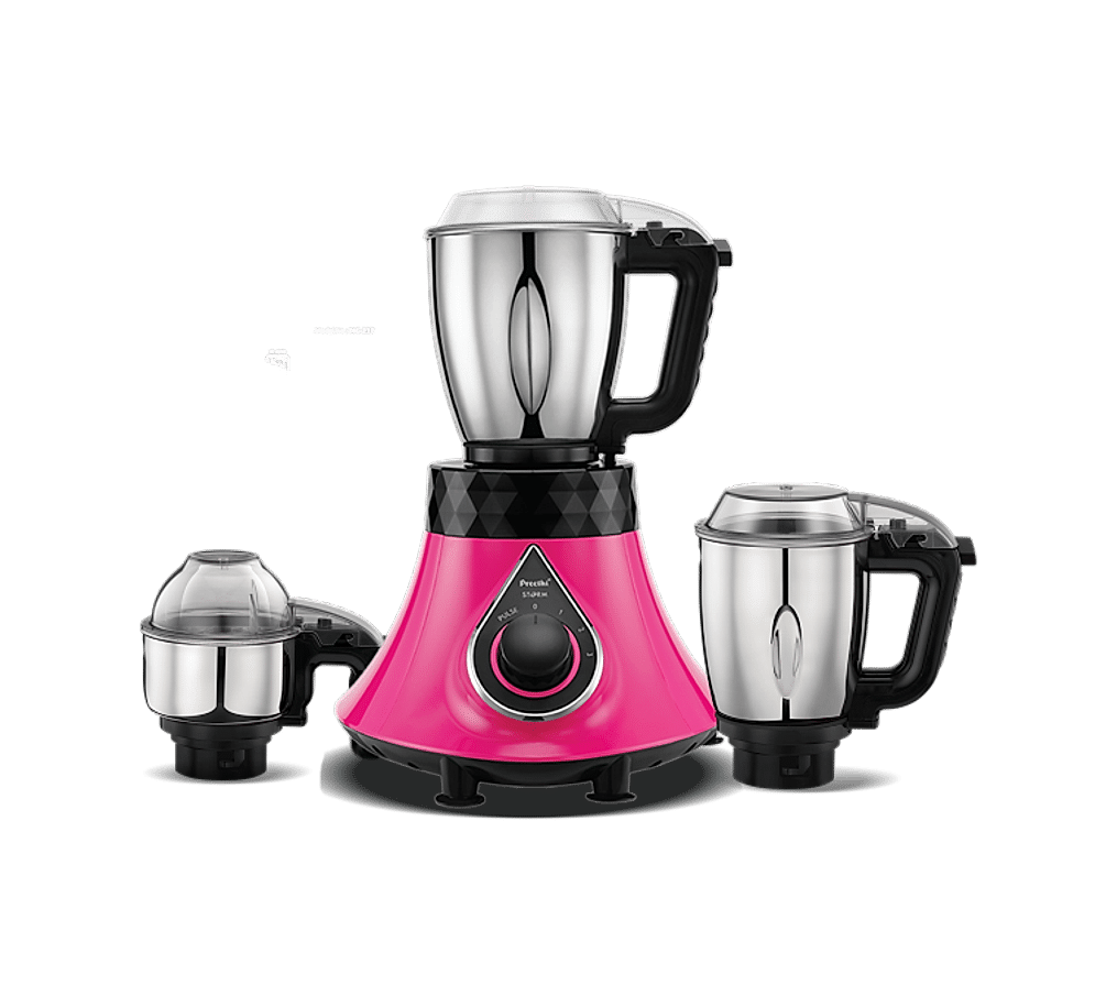 Preethi Mystic Juicer Mixer Grinder with Jars (750 Watts, Pink