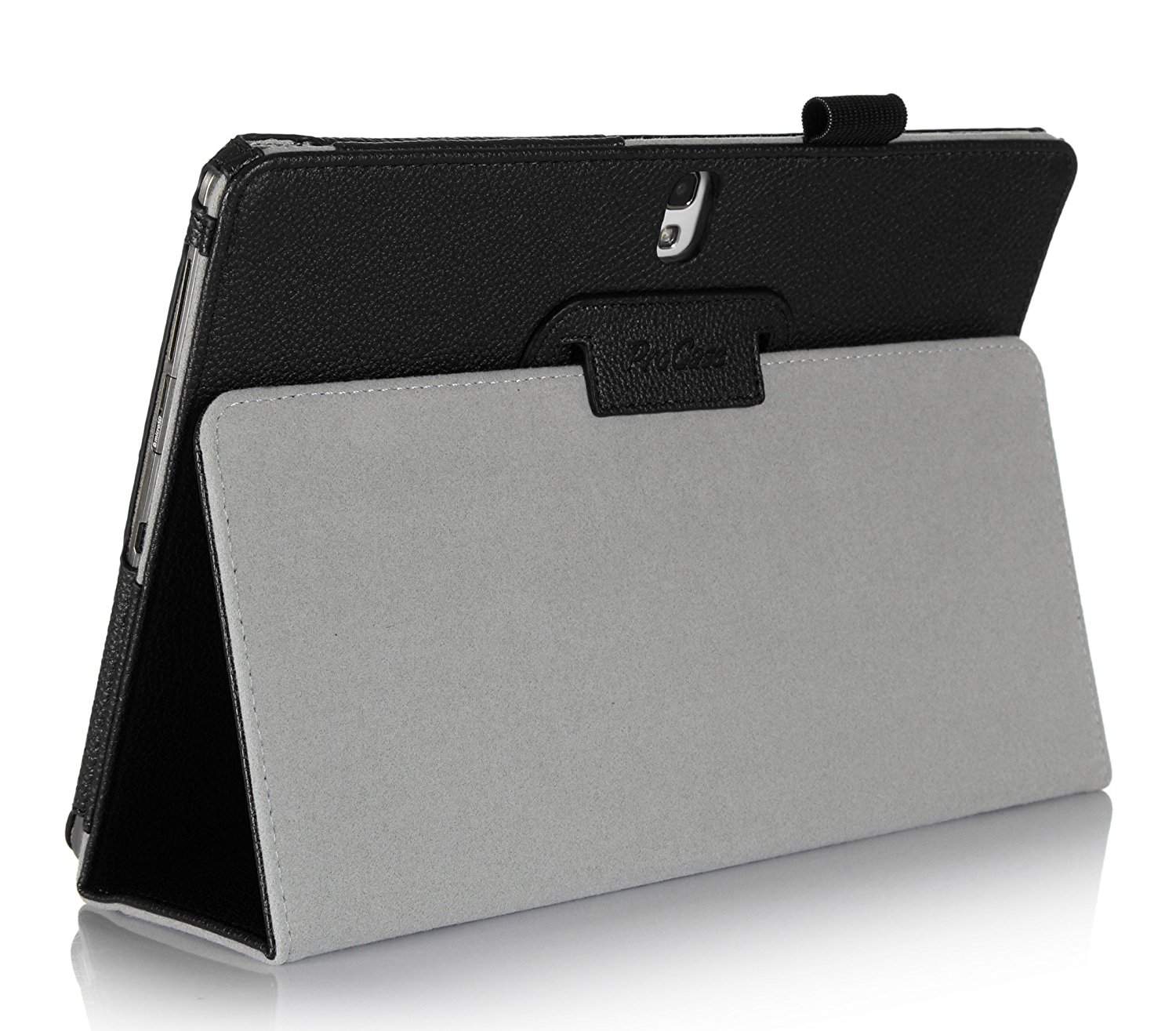 procase samsung galaxy tab 2 10 1 case flip stand leather folio cover case for samsung galaxy tab 2 10 1 inch tablet with stand gt p5110 p5100 black