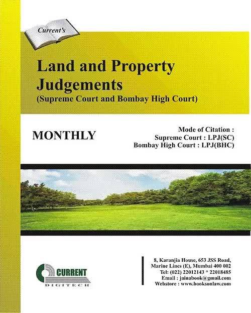 Property Judgements Supreme Court and Bombay High Court in
