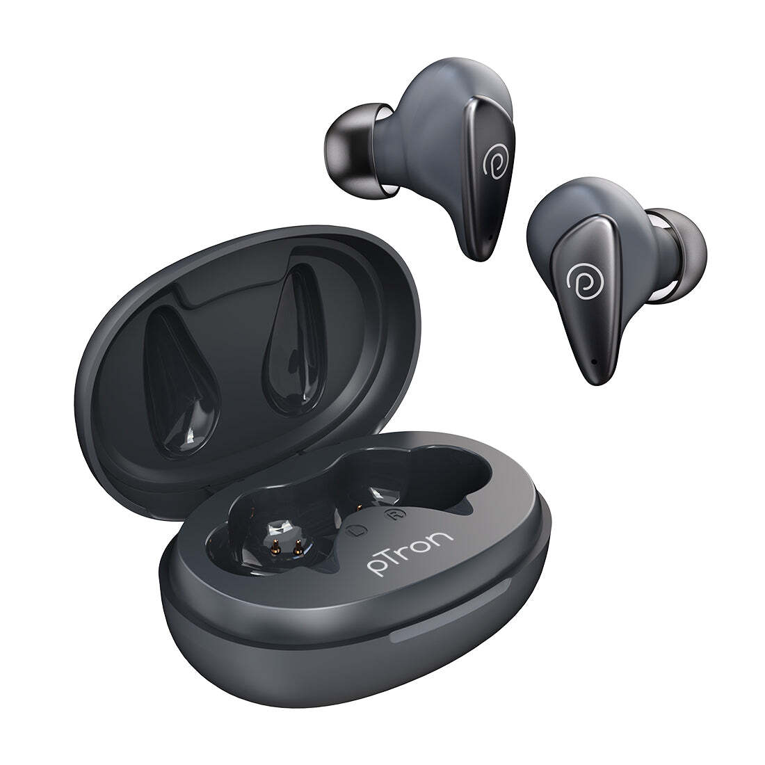 PTron Bassbuds Wave ENC Bluetooth Wireless Headphones, WS Earbuds