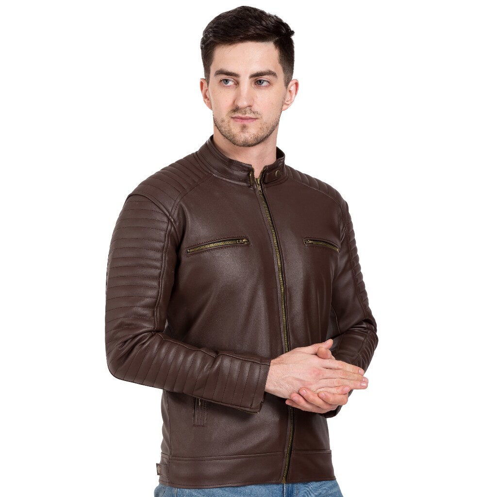 Pu Faux Leather Jacket in Delhi at ₹ 550 ₹ 650 Unit by