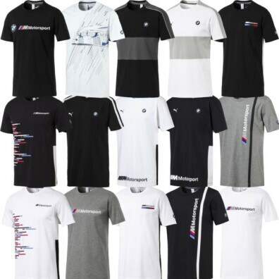 Puma BMW M Motorsport Printed Logo T-Shirt for Men, Regular Fit