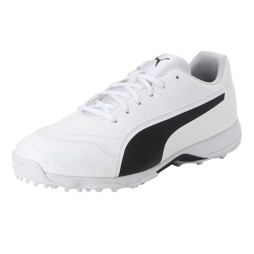 PUMA evoSPEED one8 R White Black Mens Cricket Shoes [105031] White 9.5 in  Betul at ₹ 4,699 - ₹ 4,999 by Salesrack - Justdial