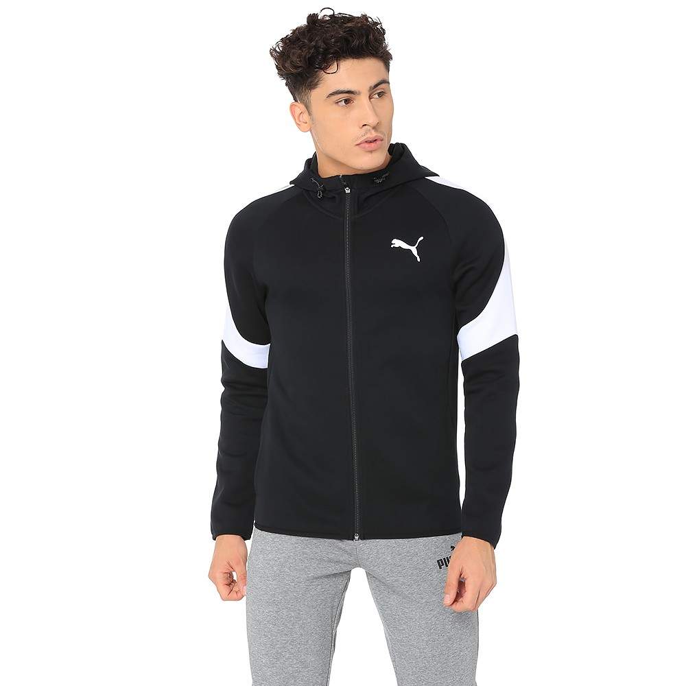 PUMA Evostripe Core FZ Hoody Cotton Mens [852587] Black S in Delhi