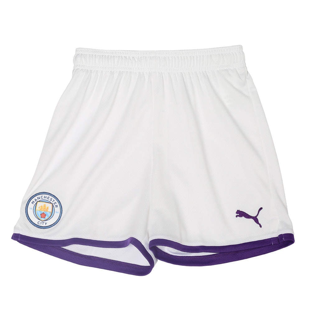 PUMA Manchester City FC Kids Away Replica Shorts [755608] White