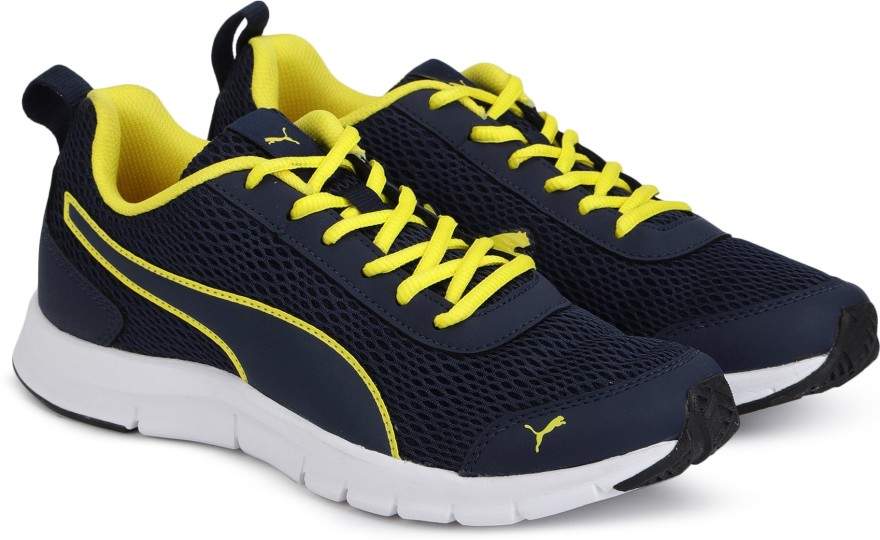 PUMA Men's Rapid Runner IDP Running Shoes (Size 10, Navy, Yellow
