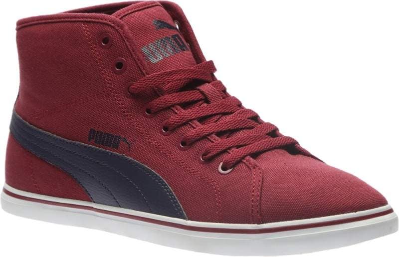 PUMA Mens Elsu v2 Mid CV IDP Casual Shoes (Size 7, Maroon) in