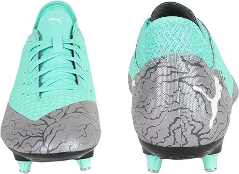 PUMA Mens Future 2.4 SG Football Shoes (Size - 11, Green, Silver